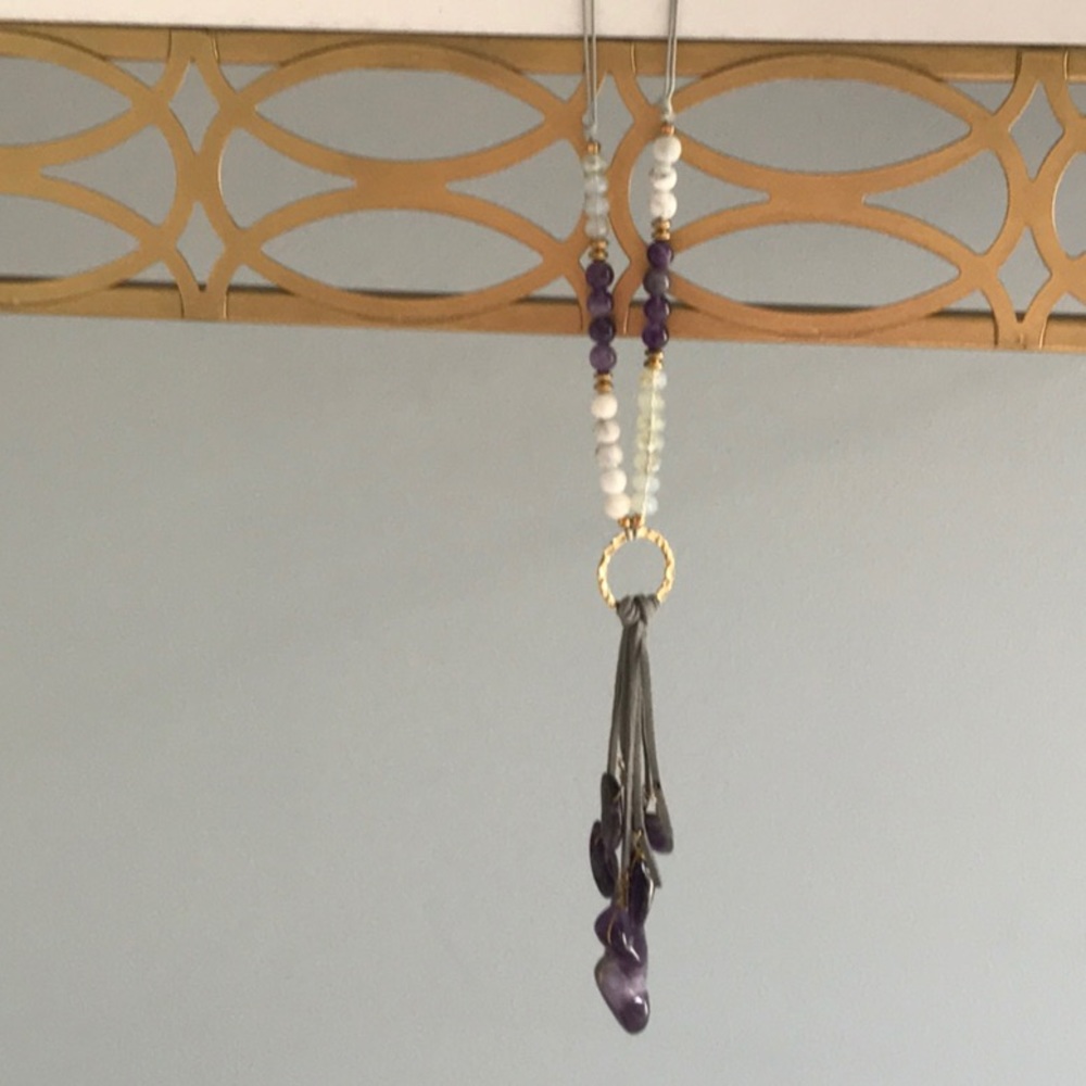Beautiful purple necklace